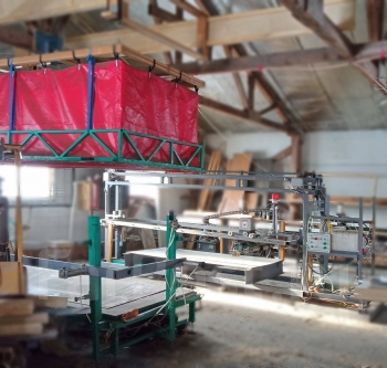 Оборудование для изготовления СИП панелей  *автомат. клеенамазка, вакуумный пресс, сборочный стол, вакуумный насос, лебёдка, мембранный насос