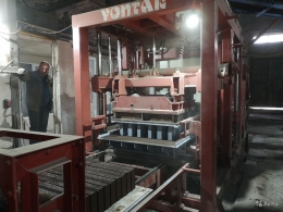 Вибропресс KRM 10-25 для тротуарной плитки и блоков