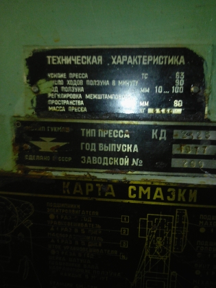 Пресс КД2128