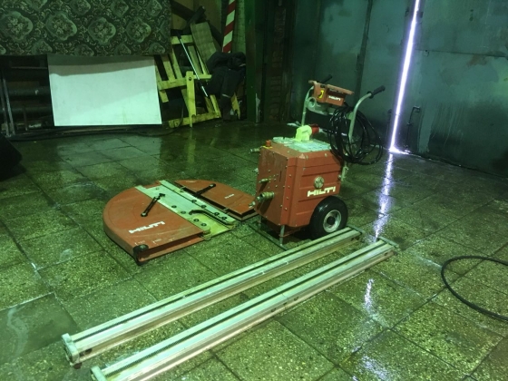 Гидравлическая стенорезная машина hilti DS-LP32 б/у
