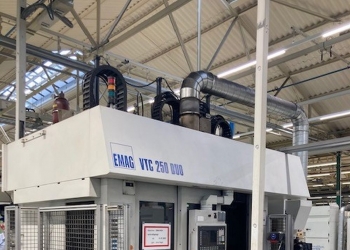 Вертикальный токарный центр EMAG VTC 250 DUO  две идентичных машины 2004/2005 год.