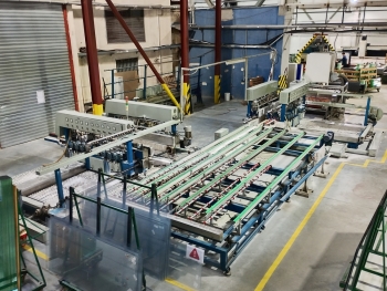 Линия обработки кромки стекла + мойка