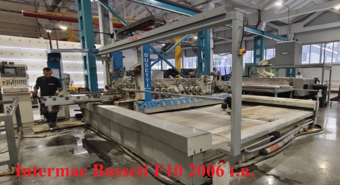 Линия по горизонтальной 4-х сторонней обработке кромки стекла с горизонтальной моечной машиной