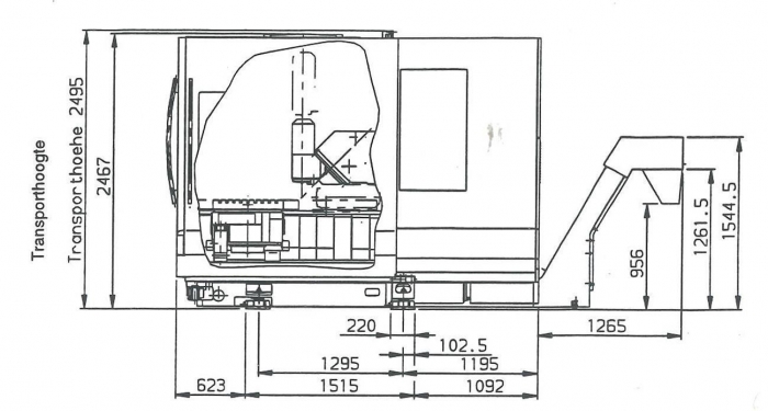 Обрабатывающий центр с ЧПУ DECKEL MAHO DMU 80 P – 5 axis (вертикальный)