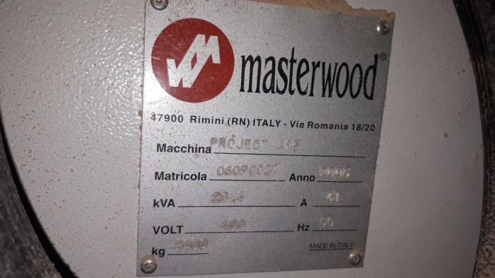 Обрабатывающий центр с ЧПУ Masterwood Project 415