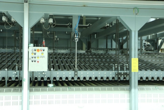 печь закалки стекла производитель Glassrobots размеры 3.210 x 8.000 mm