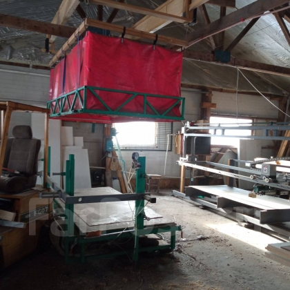 Оборудование для изготовления СИП панелей  *автомат. клеенамазка, вакуумный пресс, сборочный стол, вакуумный насос, лебёдка, мембранный насос