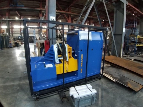 Станок для гибки витков спирали шнека серии Dintek 50