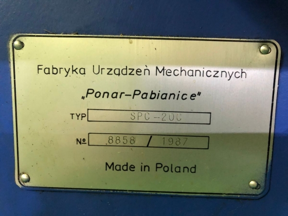 Плоскошлифовальный станок Ponar-Pabianice SPC-20c  (производство Польша)