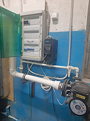 Приточная установка общеобменной вентиляции AIRNED-M20 L/K1/P1/N2.2/V1.0.P63.R-11x15/H1/B1 (напольная) с воздуховодами