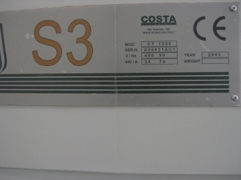 Итальянский шлифовальный станок сosta lеvigаtriсi s3 сt 1350