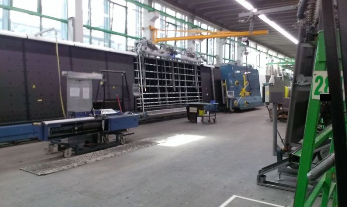 стеклопакетная линия Lisec 2500 X 6000 с газ прессом и роботом герметзации