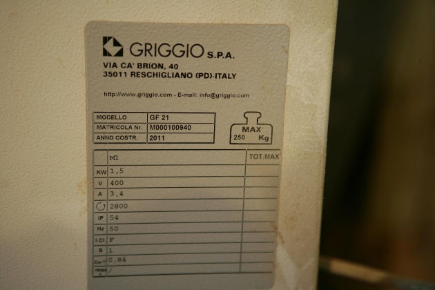 Сверлильно-присадочный станок Griggio GF21