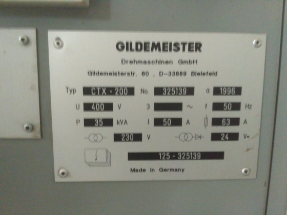 Токарный станок с чпу gildemeister CTX 200