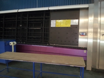 Стеклопакетная линия LISEC 1600 Х 5000 с двумя газовыми прессами и роботом герметизвции