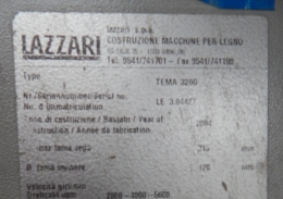 Форматно-раскроечный станок Lazzari Tema 3200