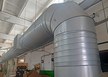 Приточная установка общеобменной вентиляции AIRNED-M20 L/K1/P1/N2.2/V1.0.P63.R-11x15/H1/B1 (напольная) с воздуховодами