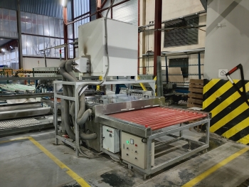 Линия обработки кромки стекла + мойка