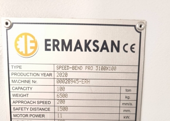 Листогибочный пресс ermaksan Speed-Bend PRO3100
