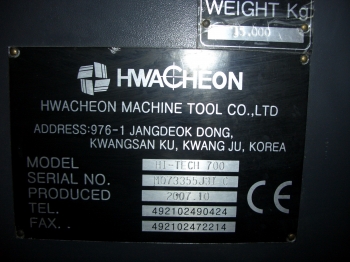 Hwacheon Hi-Tech 700