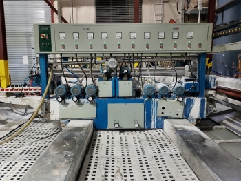 Линия обработки кромки стекла + мойка