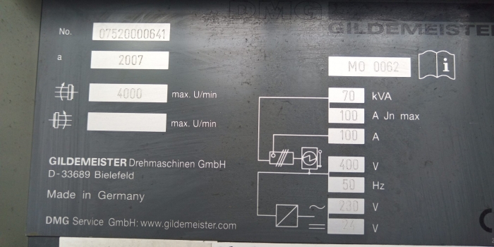 Обрабатывающий токарно-фрезерный центр с ЧПУ GMX-200 linear Gildemeister