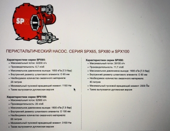 Перистальтический (шланговый) насос Bredel
