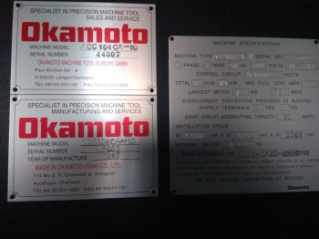 Плоскошлифовальный станок с ЧПУ OKAMOTO ACC104CAiQ