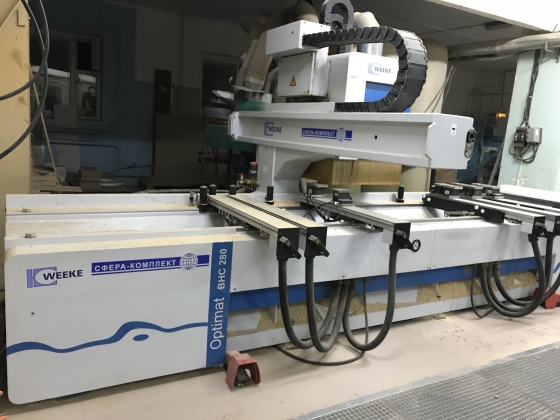 Обрабатывающий центр Weeke Optimat BHC 280 , 2005 г.