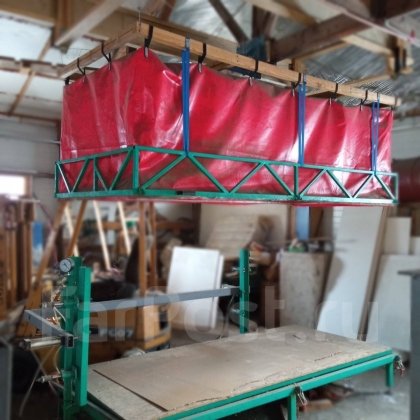 Оборудование для изготовления СИП панелей  *автомат. клеенамазка, вакуумный пресс, сборочный стол, вакуумный насос, лебёдка, мембранный насос